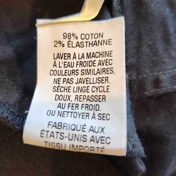 NILI LOTAN Black Utility Wide Legs Pants Size 2 - Picture 6 of 7